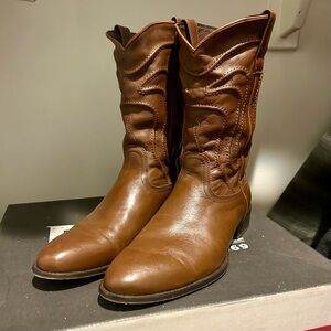 DINGO MEN'S MONTANA WESTERN COWBOY BROWN BOOTS ROUND TOE
SIZE 12D